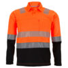 Playera polo manga larga de alta visibilidad NOVA 200