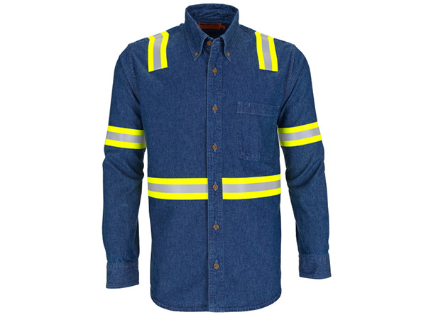 Camisa Reflejante Power de Mezclilla