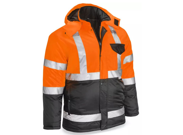 600x444 Chamarra Larga Polar de Alta Visibilidad Naranja